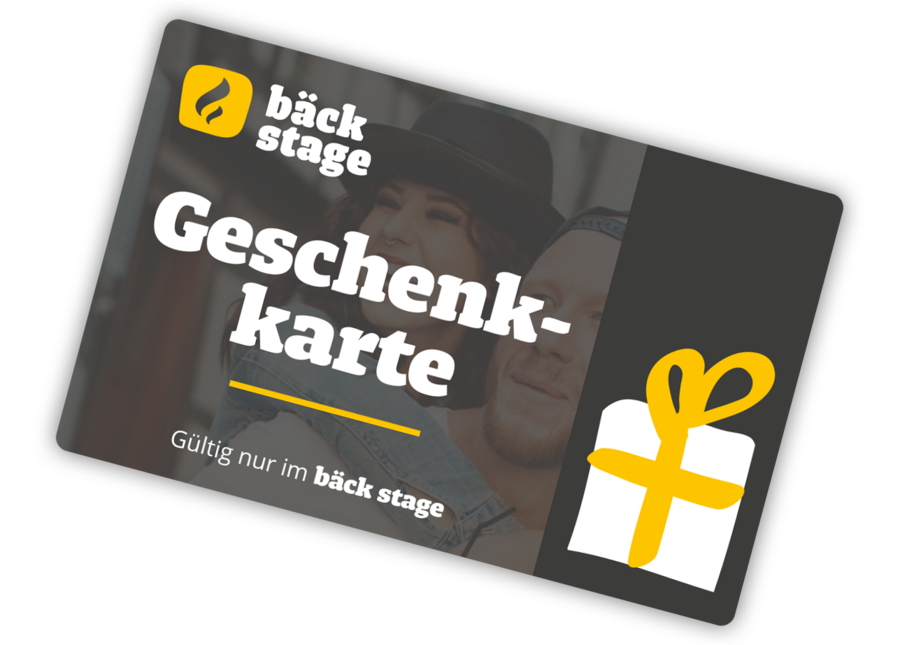 bäck stage Geschenkkarte