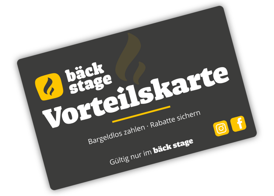 bäck stage Vorteilskarte