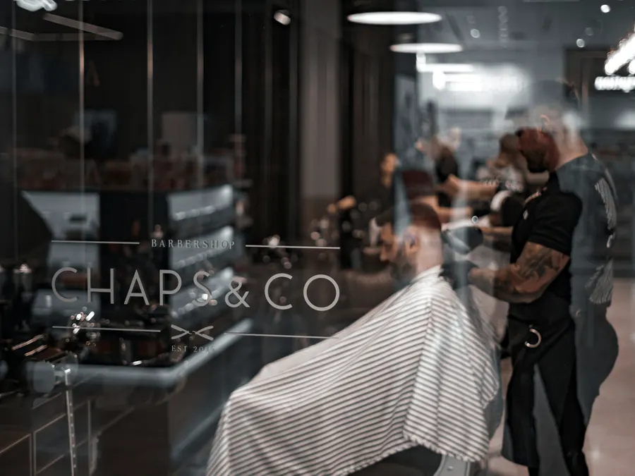 Blick in einen modernen Barber-Salon